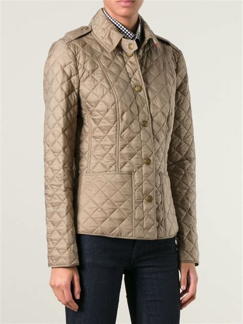 burberry london quilted jacket beige|burberry brit website.